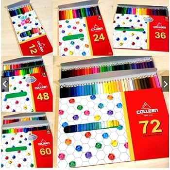 Amazon.co.jp: 【Colleen】コーリン 鉛筆 775六角 72色 紙箱入り